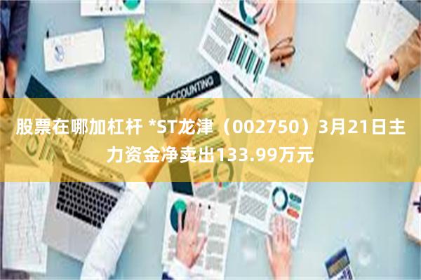 股票在哪加杠杆 *ST龙津（002750）3月21日主力资金净卖出133.99万