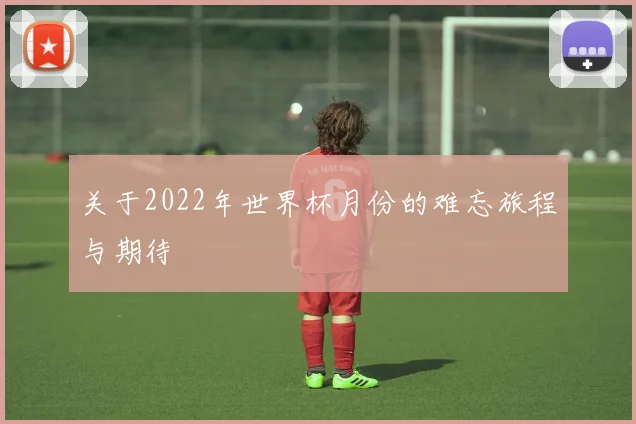 关于2022年世界杯月份的难忘旅程与期待